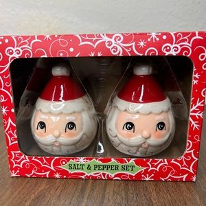 Design by Johanna Parker Santa Salt and Pepper Shaker Set